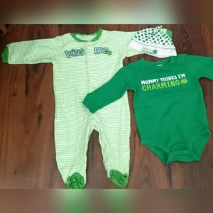 Carter's "Kiss Me" Irish Theme Baby Bundle